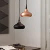 FRITZ HANSEN Orient P1 Lámpara colgante negro/rosa Ø 22,5