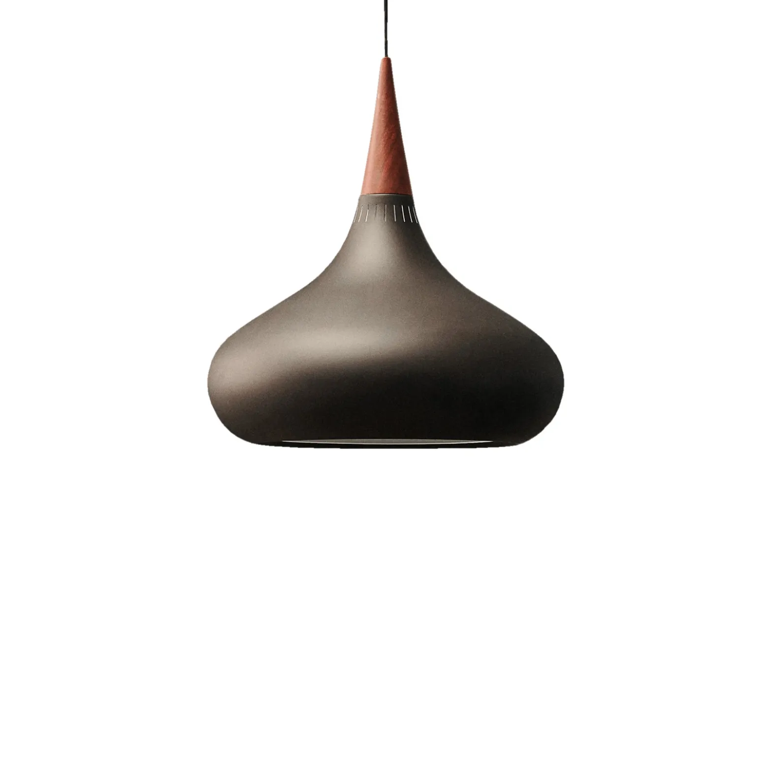 FRITZ HANSEN Orient P2 Lámpara colgante negro/rosa Ø 34 cm