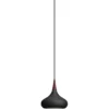FRITZ HANSEN Orient P1 Lámpara colgante negro/rosa Ø 22,5