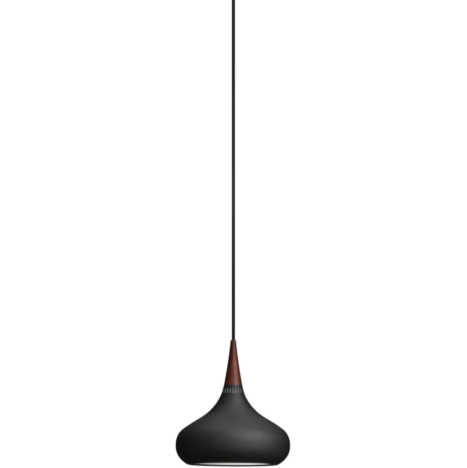 FRITZ HANSEN Orient P1 Lámpara colgante negro/rosa Ø 22,5