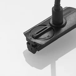 Fuente de alimentación Lindby Linaro, negra, sistema de riel monofásico