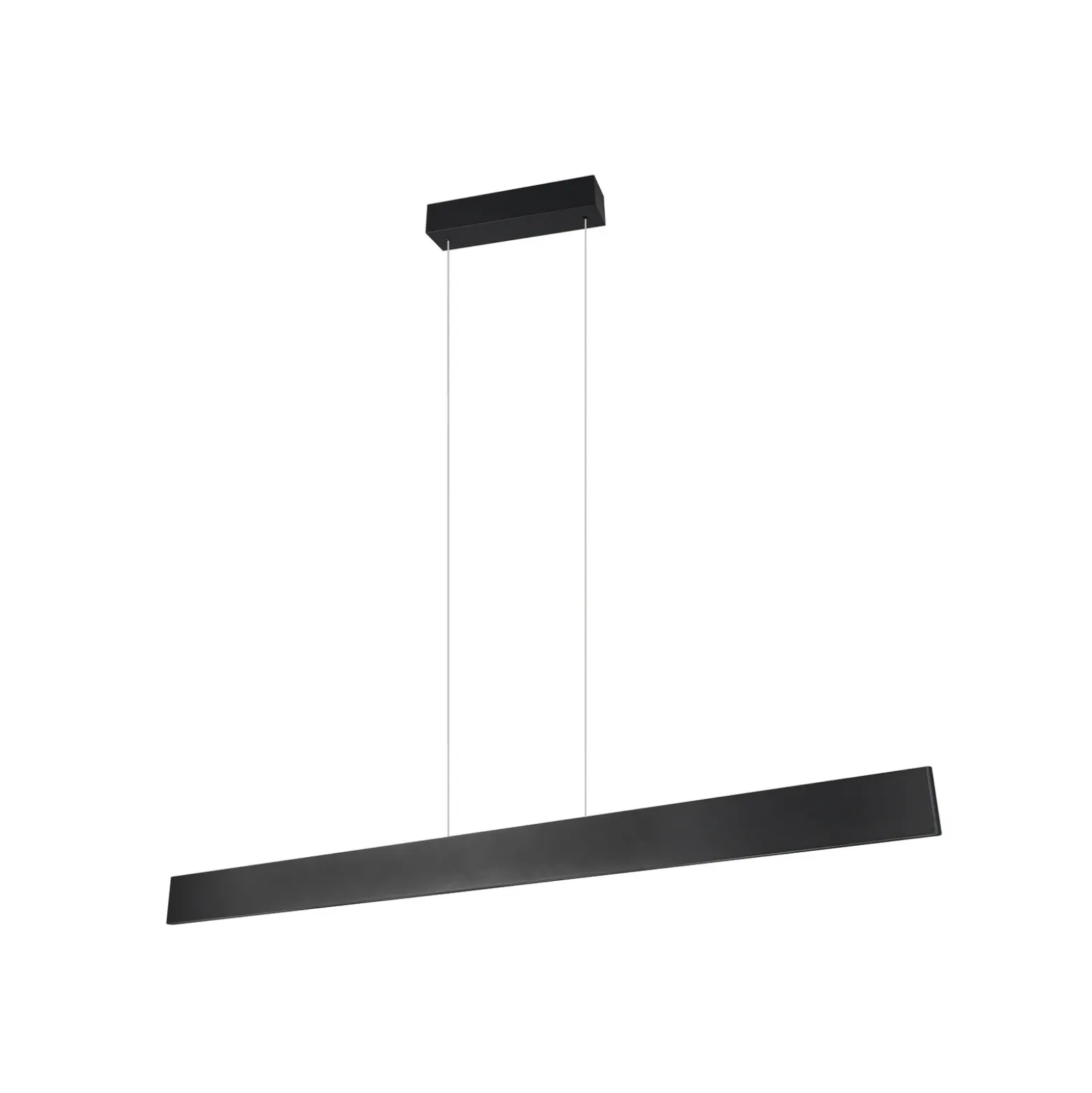 Galway Lámpara colgante LED, negro mate, arriba/abajo, CCT, metal