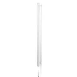 GEJST Aplique de pared Radent, blanca, altura 135 cm, G13 LED