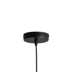 Genisy lámpara colgante, negro, Ø 31 cm, metal, E27