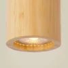 GOOD & MOJO Downlight Java, 1 luz, color natural, bambú