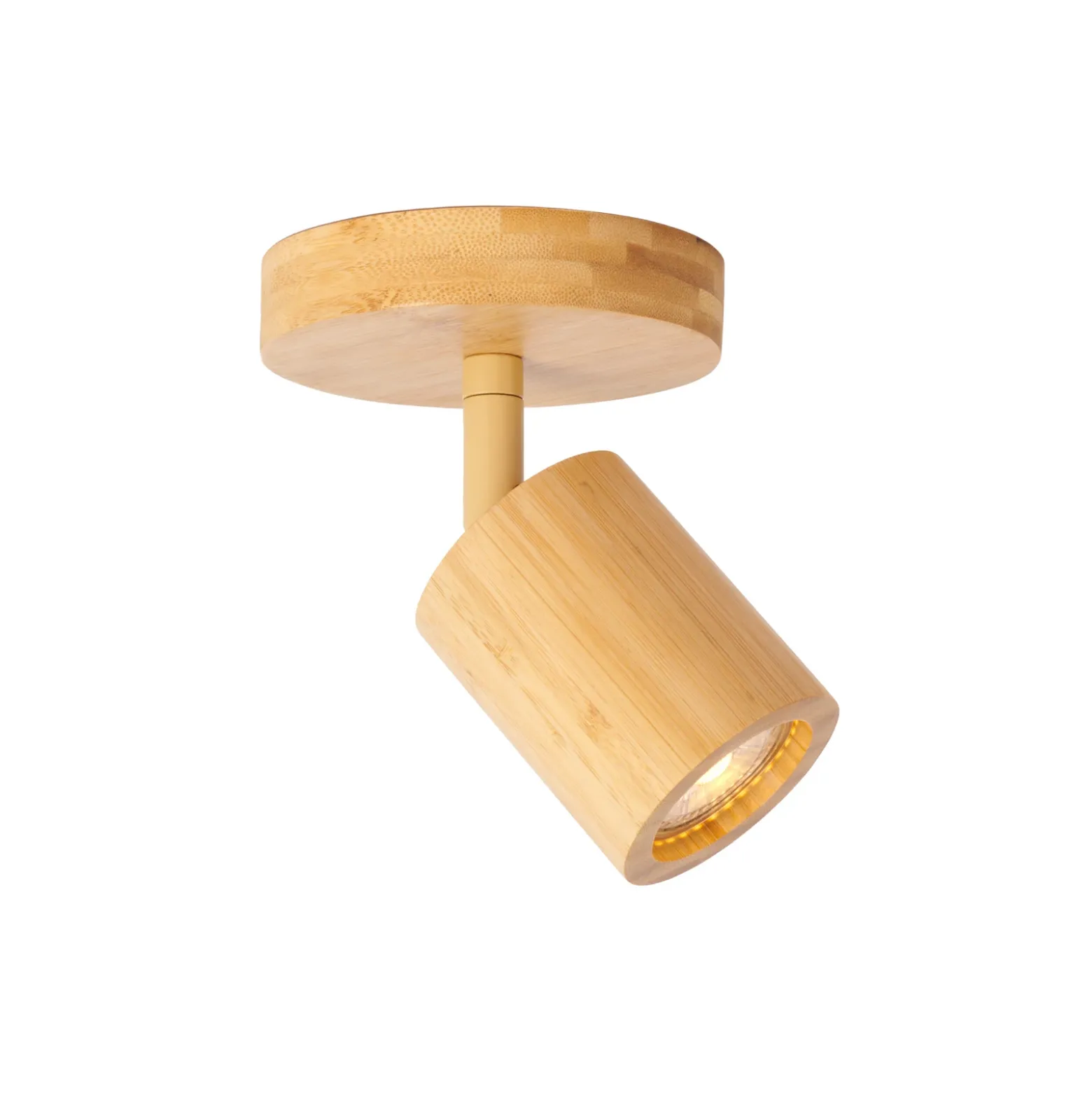 GOOD & MOJO Downlight Java, 1 luz, color natural, bambú