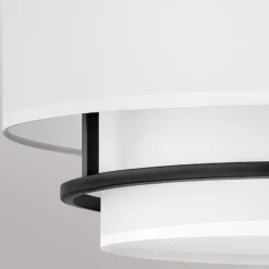 Graham Duo Lámpara colgante MOUNT 4 luces Ø 58,4 cm, negro