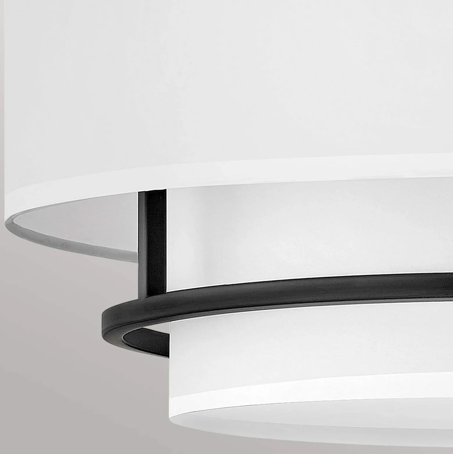 Graham Duo Lámpara colgante MOUNT 4 luces Ø 58,4 cm, negro