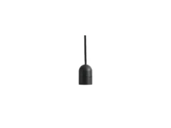 HAY E27 - Portalámparas colgante COMMON, negro, Ø 4,5 cm