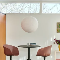 HAY Pantalla de lámpara Paper Shade, Ø 60 cm, blanca – sin juego de cables