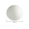 HAY Pantalla de lámpara Paper Shade, Ø 80 cm, blanca – sin juego de cables