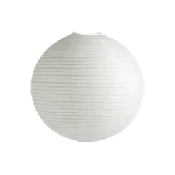 HAY Pantalla de lámpara Paper Shade, Ø 50 cm, blanca – sin juego de cables