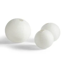 HAY Pantalla de lámpara Paper Shade, Ø 50 cm, blanca – sin juego de cables