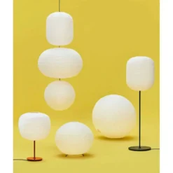 HAY Pantalla de lámpara Paper Shade Ellipse, 70 cm – sin juego de cables