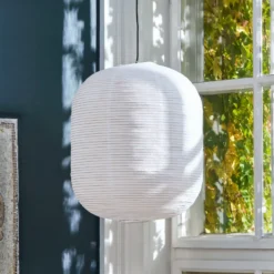 HAY Pantalla de lámpara Paper Shade Oblong, Ø 42 cm - sin juego de cables