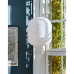 HAY Pantalla de lámpara Paper Shade Oblong, Ø 42 cm - sin juego de cables