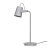 Hübsch Lámpara de mesa Ardent, gris claro, hierro, E14, altura 54 cm