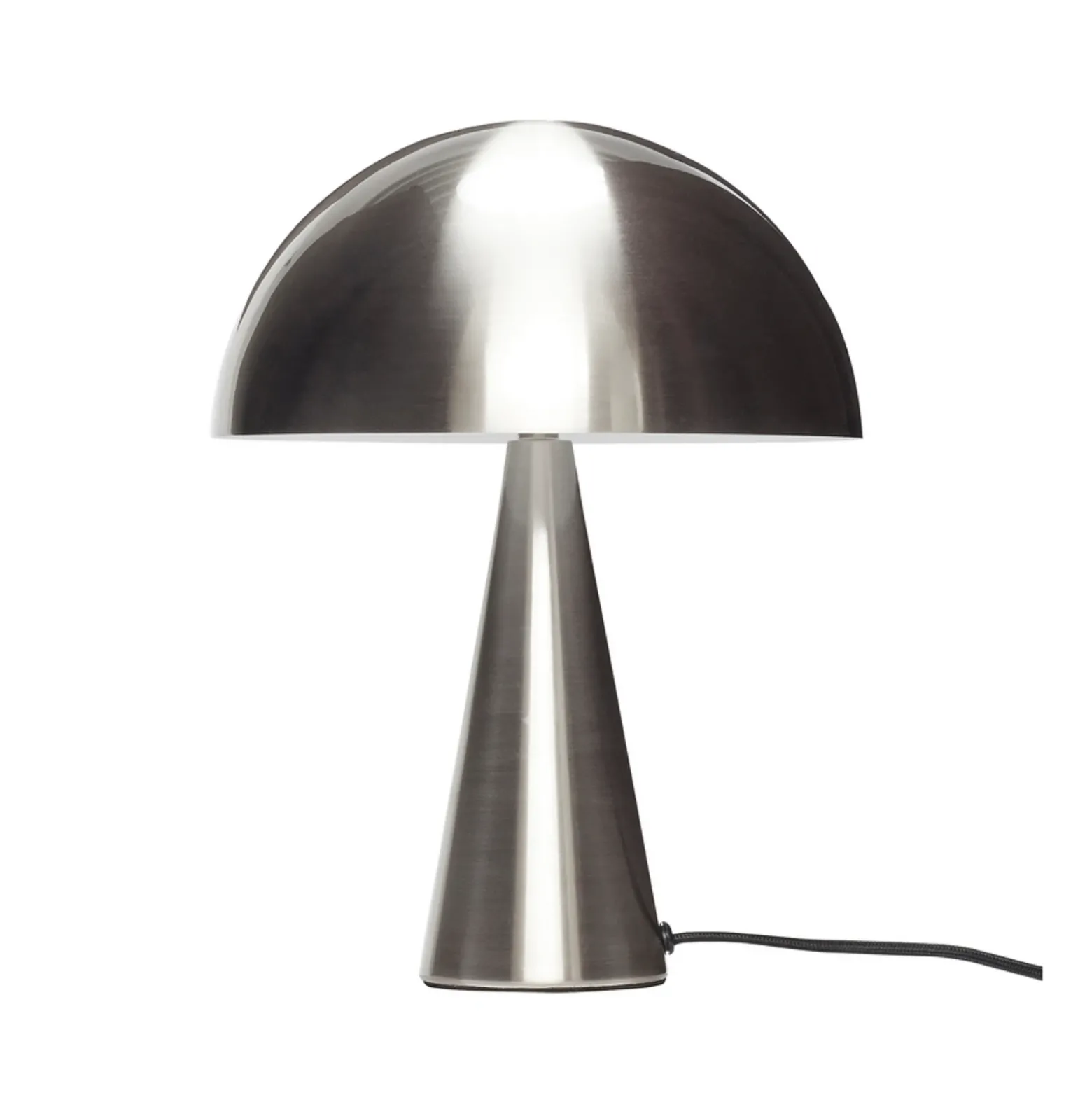 Hübsch Mush Mini lámpara de mesa, color níquel, hierro, E14