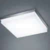Helestra Cosi lámpara LED techo cromo 31,5x31,5 cm