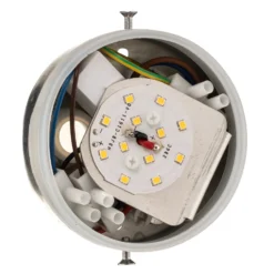 Helestra Keto plafón LED, cilindro, cromo