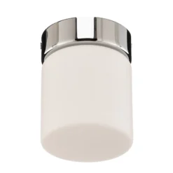 Helestra Keto plafón LED, cilindro, cromo
