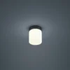 Helestra Keto plafón LED, cilindro, negro