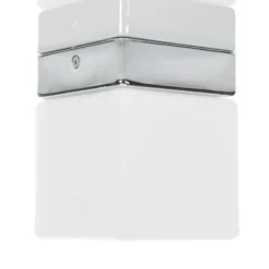 Helestra Keto plafón LED, cubo, cromo