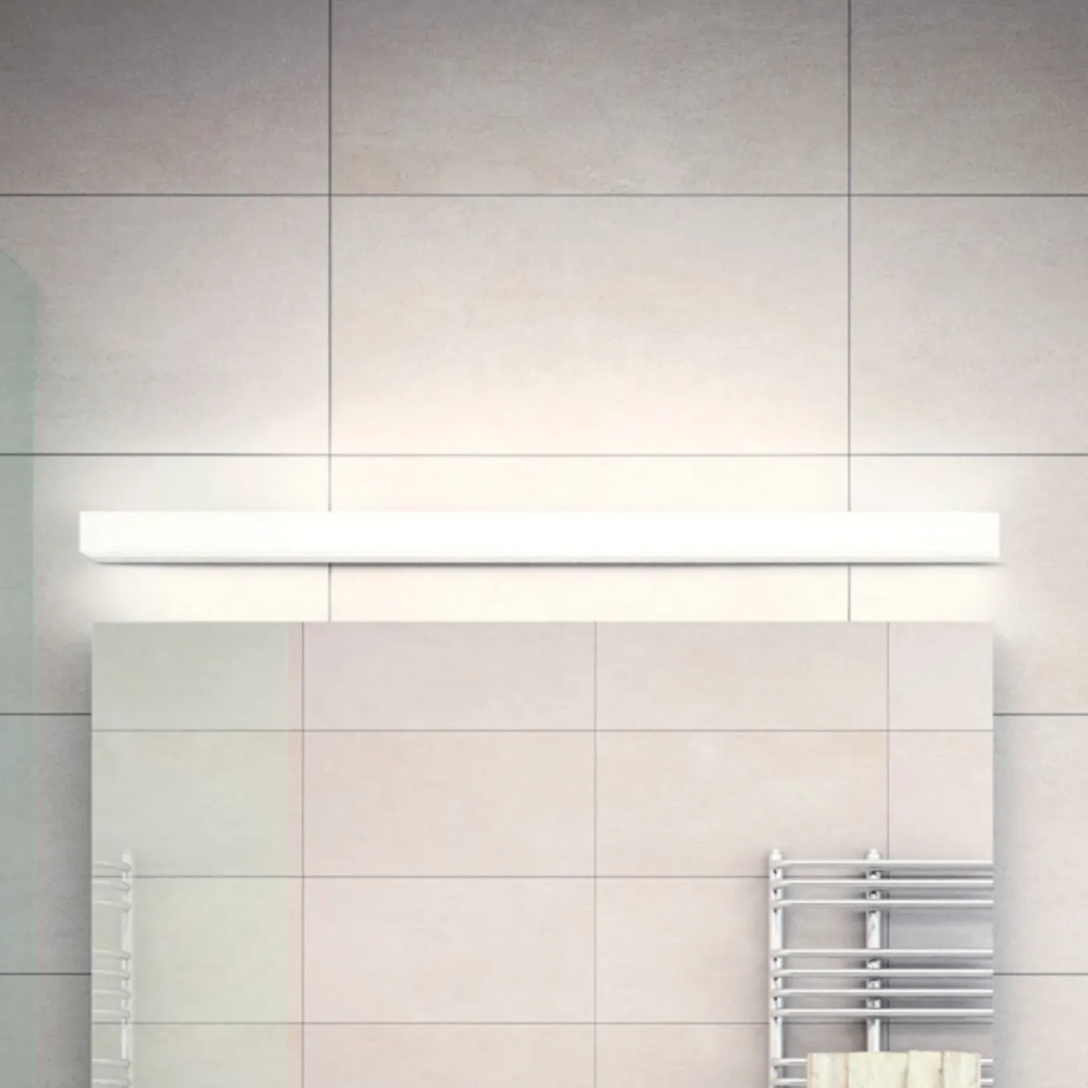 Helestra Lado - lámpara de espejo LED, 90 cm