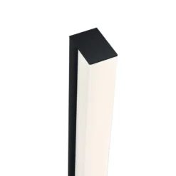 Helestra Lado lámpara de espejo LED negro 60 cm