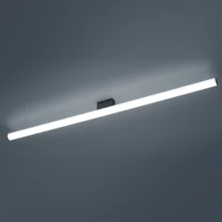 Helestra Loom lámpara de espejo LED negro 120 cm