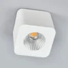 Helestra Oso foco de techo LED, angular, blanco