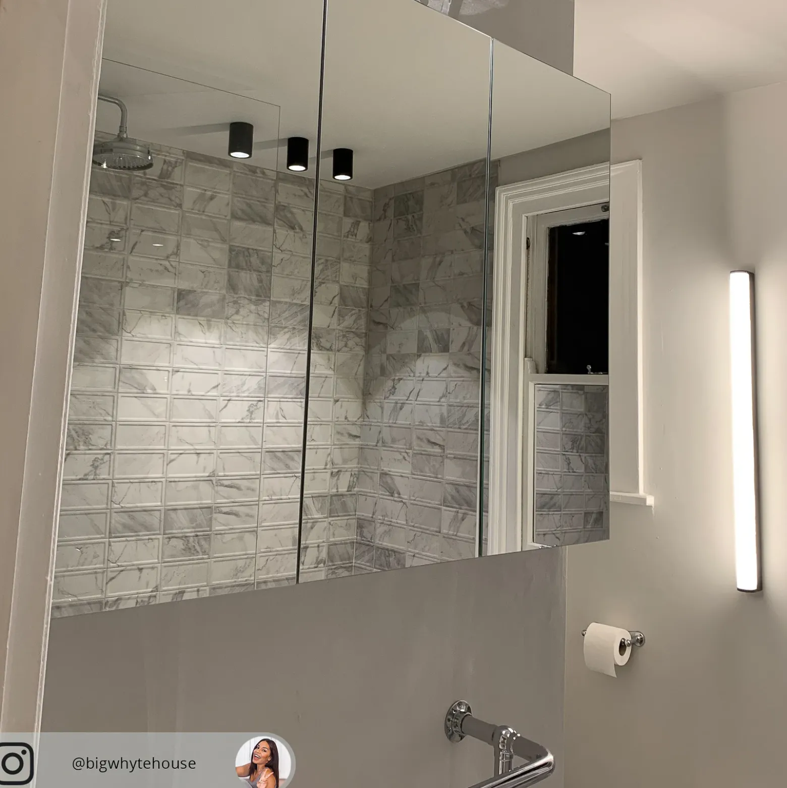 Helestra Ponto aplique LED IP44 90cm