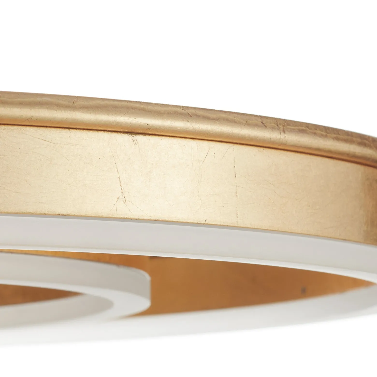 Helestra Sona plafón LED atenuable Ø60cm dorado