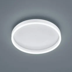 Helestra Sona plafón LED atenuable Ø40cm blanco