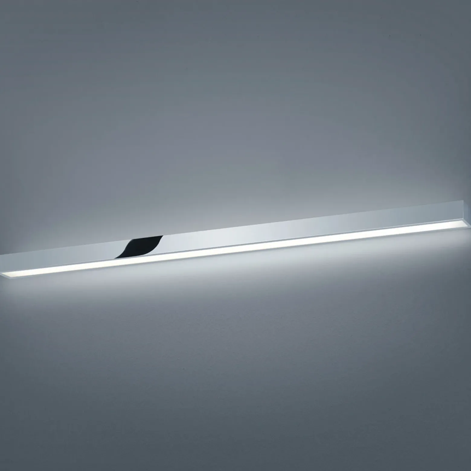 Helestra Theia lámpara de espejo LED cromado 120cm