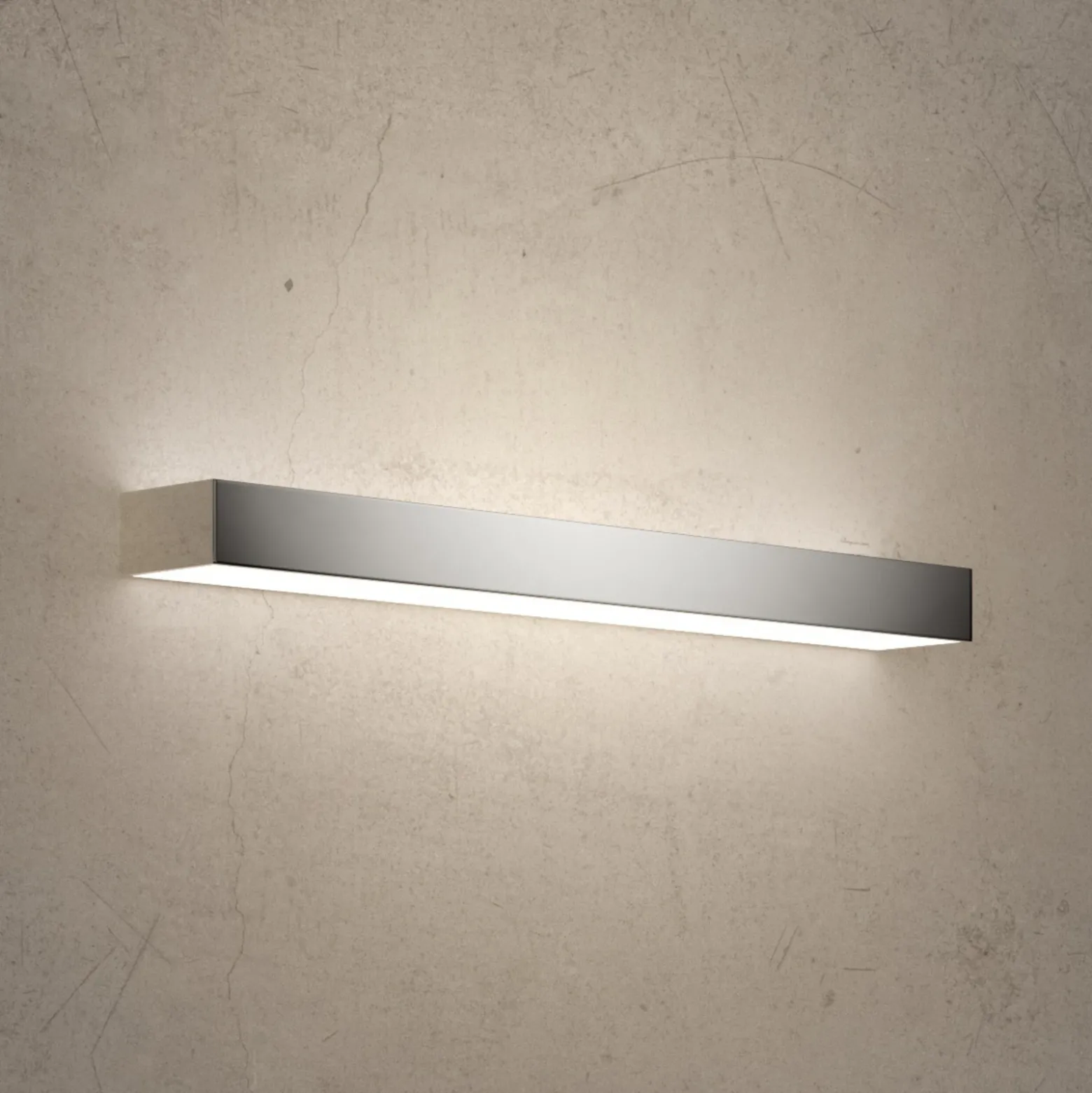Helestra Theia lámpara de espejo LED cromado 60 cm