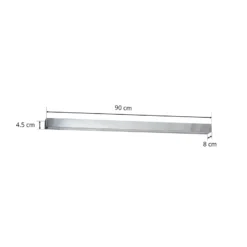 Helestra Theia lámpara de espejo LED cromado 90 cm