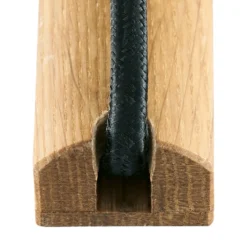 HerzBlut Elli lámpara pie, roble engrasado/blanco