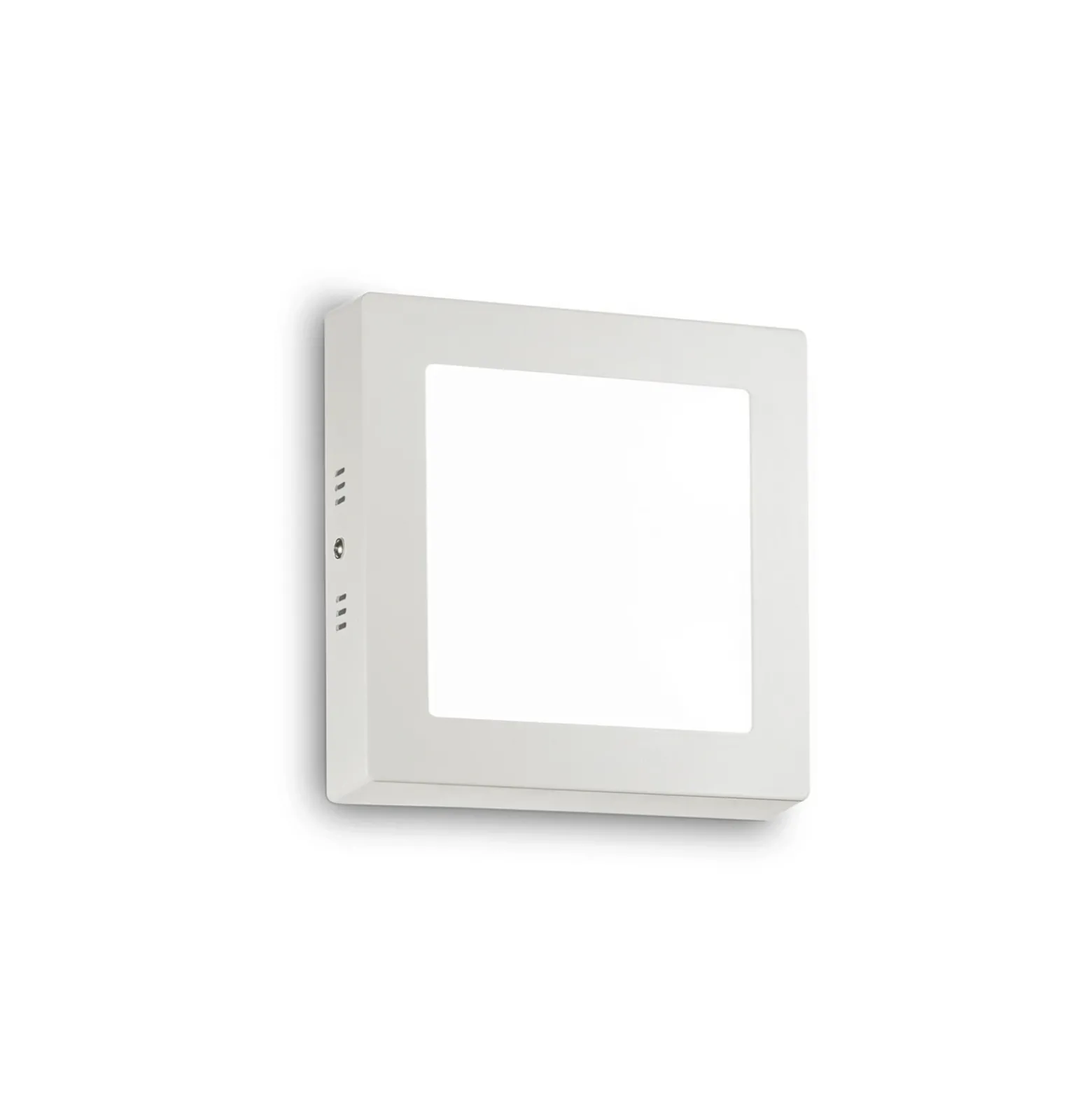 Ideal Lux Aplique de pared LED Universal, blanco, aluminio, 17x17 cm