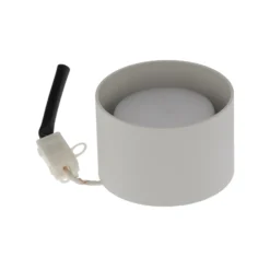 Ideal Lux downlight Spike Redondo, blanco, aluminio, Ø 10 cm