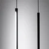 Ideal Lux Filo lámpara de pie LED, negro, metal, 3.000 K