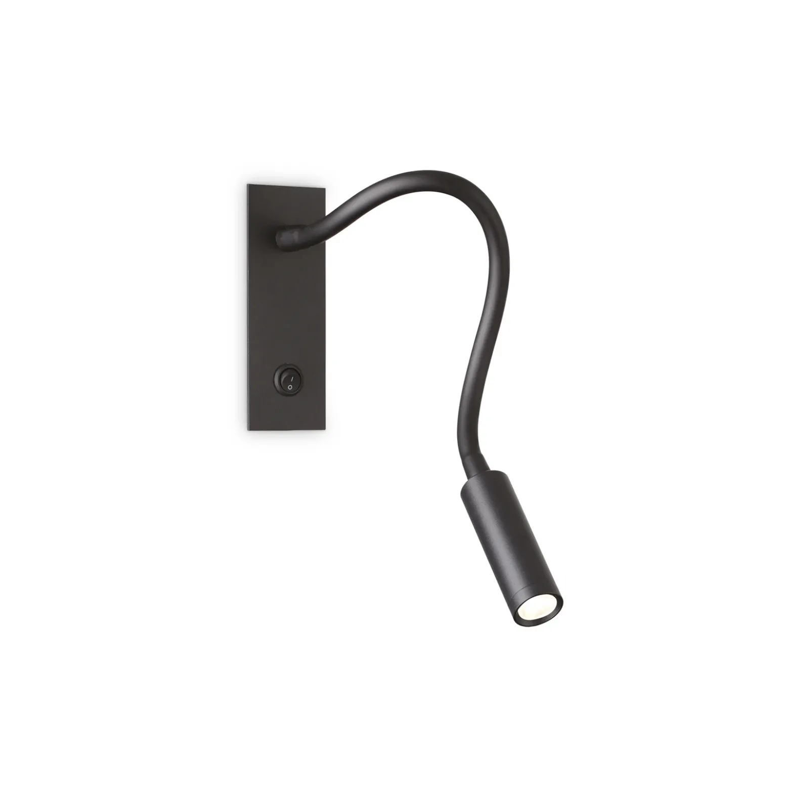 Ideal Lux Io lámpara empotrada LED, negro