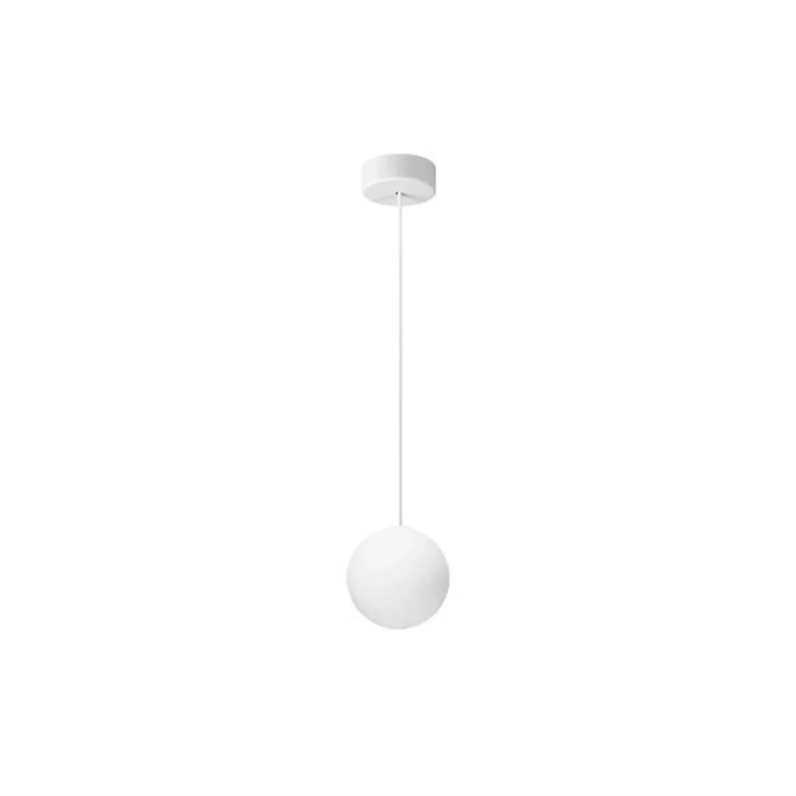 Ideal Lux Mapa lámpara colgante, Ø 10 cm, cristal opal, globo