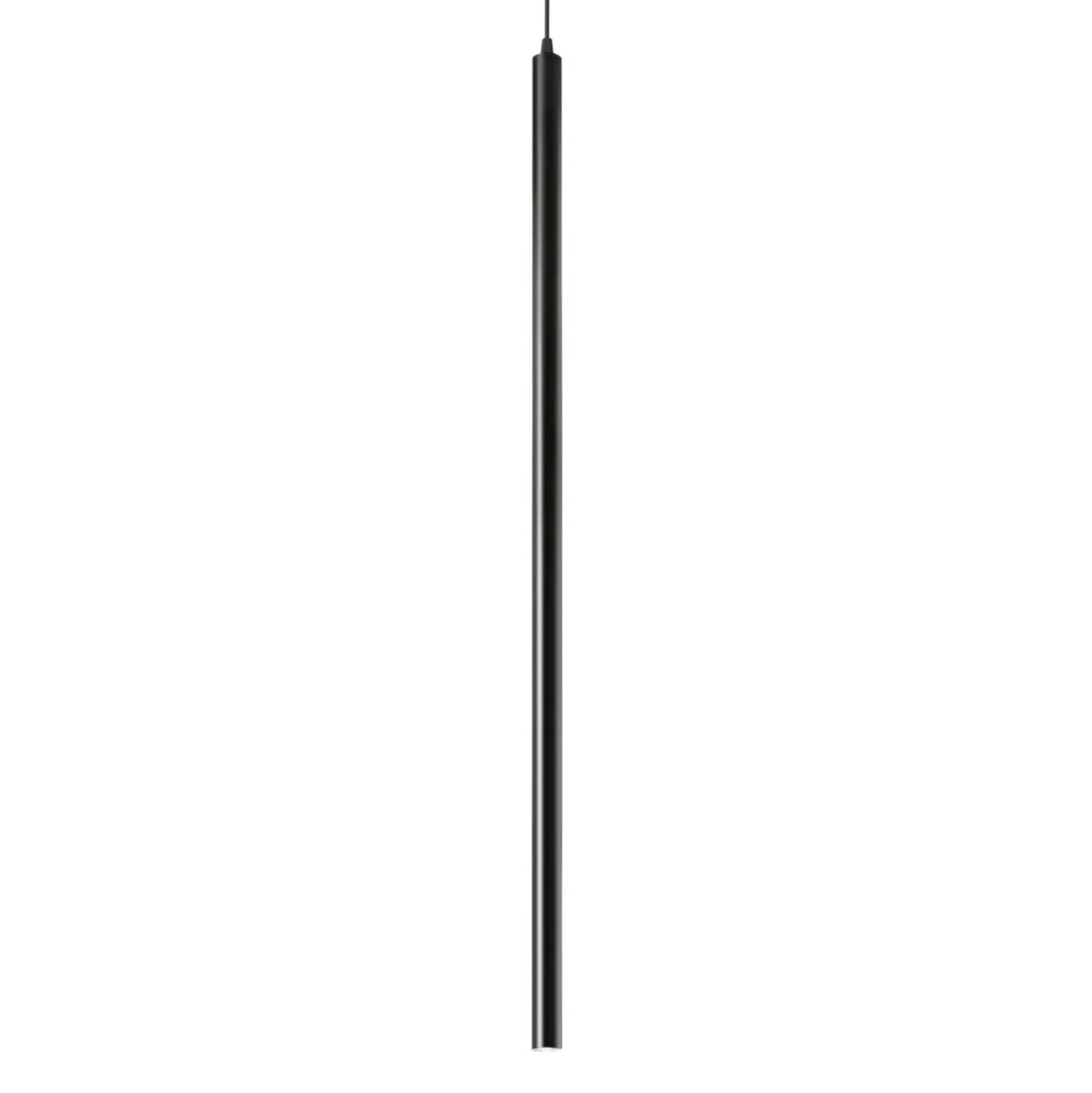 Ideal Lux Ultrathin d100 colgante negro 3.000K