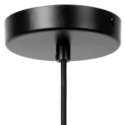 Ilona lámpara colgante, cristal, negro/ámbar, 3 luces