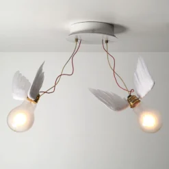 Ingo Maurer Lucellino Doppio plafón LED 2 luces