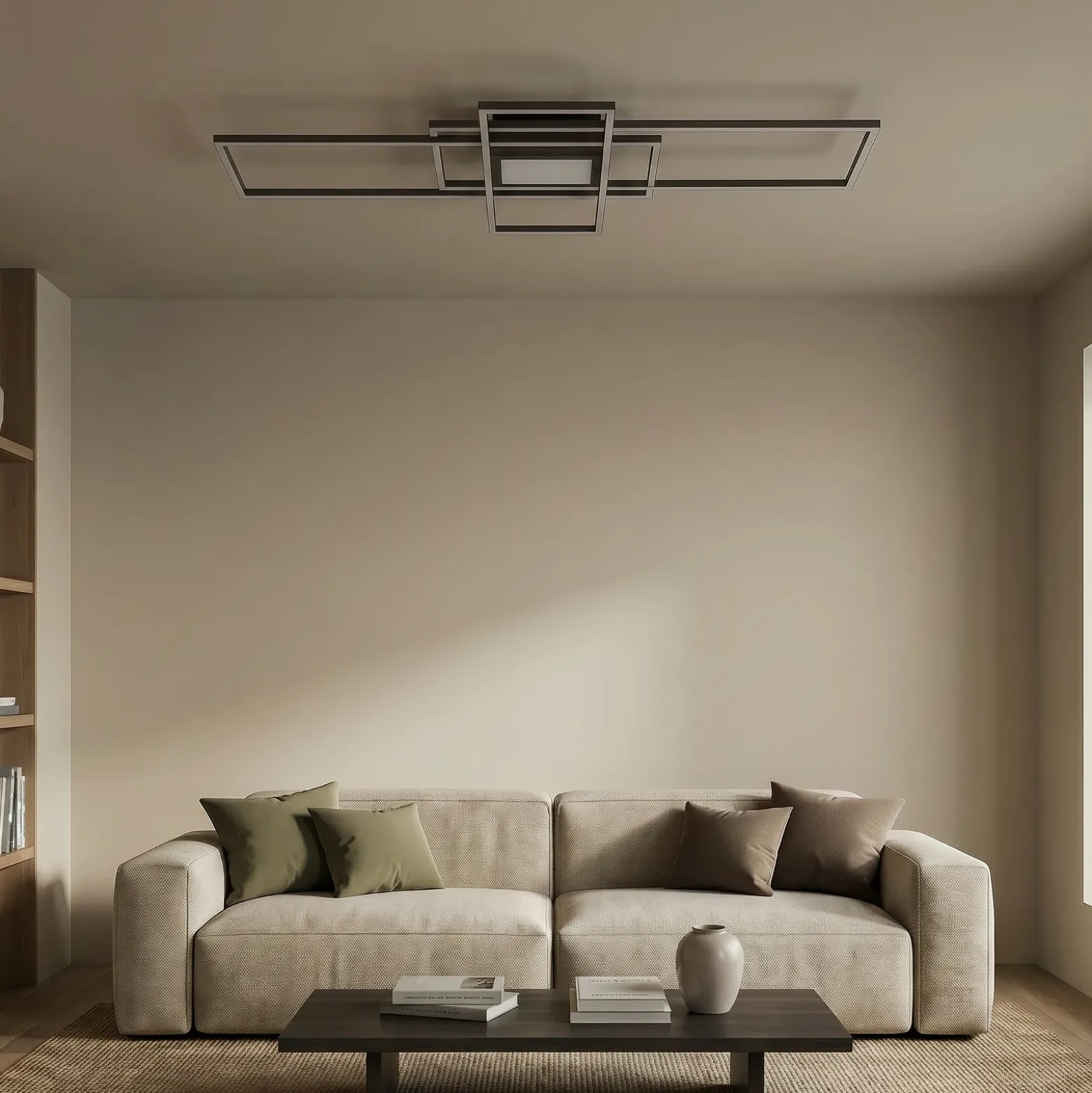 Irvine Lámpara de techo LED 3.000-6.500 K, antracita