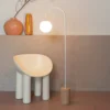 IT'S ABOUT ROMI lámpara arqueada Tivoli, blanca, altura 163 cm
