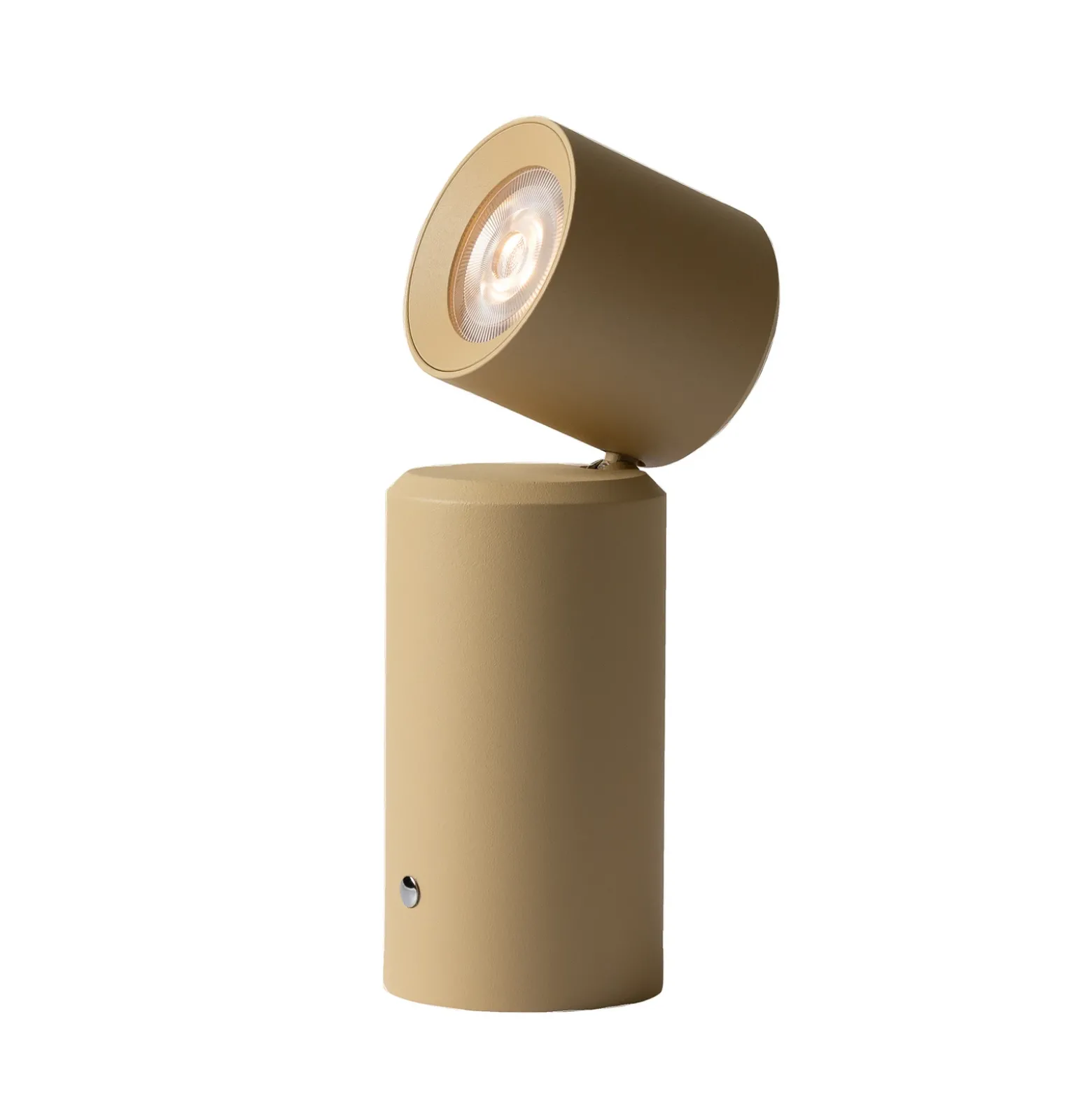 IT'S ABOUT ROMI Lámpara de mesa LED recargable Milan, beige, 19 cm
