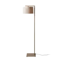 IT'S ABOUT ROMI Lámpara de pie Boston, Ø 32 cm, gris oscuro/color arena